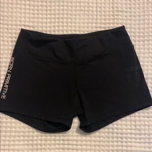 Born Primitive Black Athletic Shorts Performance Fit
